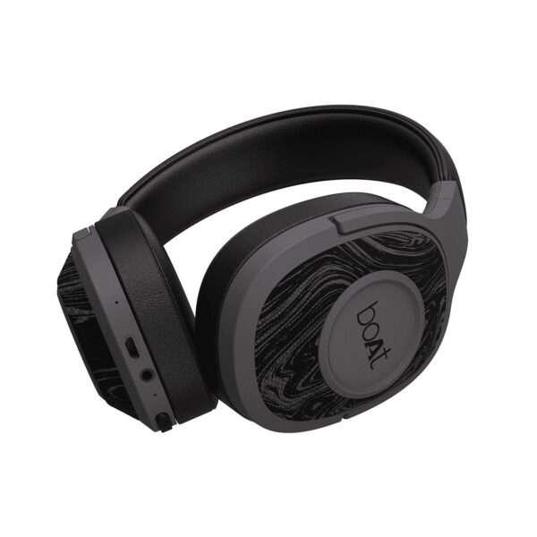 boAt Rockerz 550 Over Ear Bluetooth Headphones with Upto 20 Hours Playback, 50MM Drivers, Soft Padded Ear Cushions and Physical Noise Isolation, Without Mic (Colour Black)