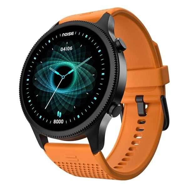 NoiseFit Halo 1.43" AMOLED Display, Bluetooth Calling Round Dial Smart Watch, Always on Display, Smart Gesture Control, 100 Sports Modes (Fiery Orange)