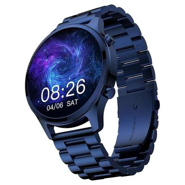 Noise Halo Plus Elite Edition Smartwatch with 1.46" Super AMOLED Display, Stainless Steel Finish Metallic Straps, 4-Stage Sleep Tracker, Smart Watch (Elite Blue)