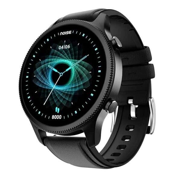 NoiseFit Halo 1.43" AMOLED Display, Bluetooth Calling Round Dial Smart Watch,  100 Sports Modes (Classic Black)