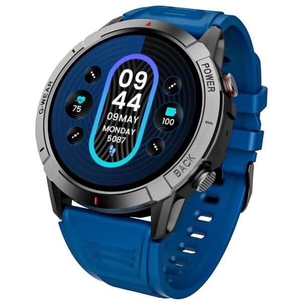 boAt Lunar Fit Smart Watch w/ 1.43" (3.6 cm) AMOLED Display, Advanced Bluetooth Calling, Always on Display, Cloud & Custom Watch Faces, Female Wellness, Widget Control, Password, HR&SpO2(Deep Blue)