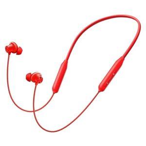 OnePlus Bullets Wireless Z3 in Ear Neckband with 12.4Mm Drivers, 3D Spatial Audio,10 Mins Charge for 27 Hrs Playback, AI Call Noise Cancellation, 4 EQ Preset, Dynamic Bass Enhancement & BT5.4  Red,
