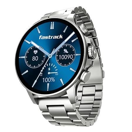 Fastrack Marvellous FX2 1.54" Super AMOLED Smart Watch with SpO2, Sleep Monitor, BT Calling, Metal Body, Voice Assistant (4 color option)