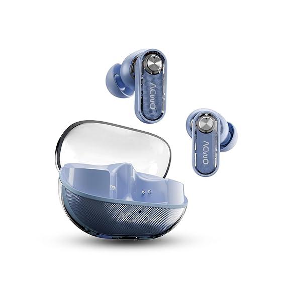 ACwO Dwots 777 Wireless in Ear Earbuds | 50Db Hybrid ANC | Advanced 6 Mics with AI-ENC | Transparency Mode | 3 EQ Modes (3 color option)