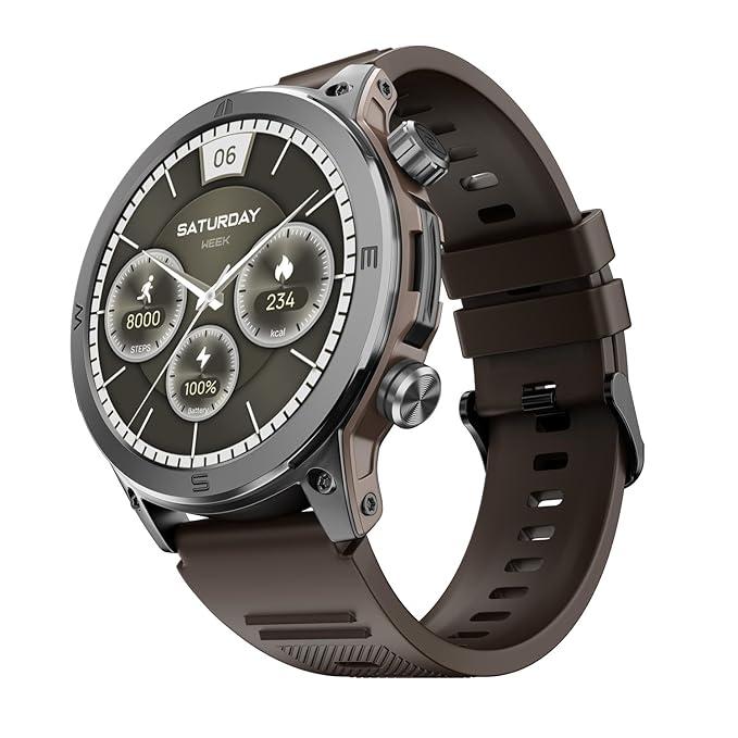 Noise Endeavour Rugged Design 1.46" AMOLED Display Smart Watch, BT Calling, SoS Feature, Rapid Health & 100+ Sports Modes (5 color option)