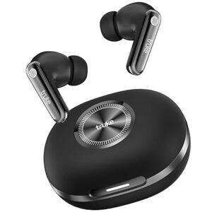 truke New Launch Mega 10 True Wireless in Ear Earbuds W/ 24-Bit Lossless Spatial Audio, 70H Battery Fast Charge Buds (Black)
