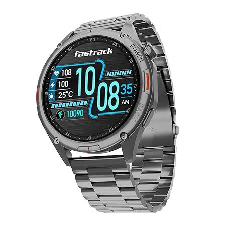 Fastrack Marvellous FX1 1.43" AMOLED Smart Watch with SpO2 Monitoring, Sleep & Mood Tracking, Bluetooth Calling, AI Voice Assistant (4 color option)