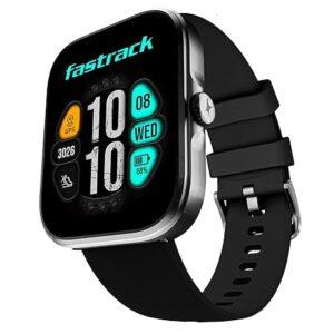 Fastrack Discovery Smart Watch, 4.9 CM AMOLED Display, SingleSync BT Calling, Built-in GPS, 100+ Multisport, Auto Recognition of Multisport (3 color option)