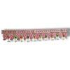 Handmade Traditional Door Hanging Bhandhanwar for Main Entrance Design with Multicolour Pom Pom White Moti Beads & Kaudi Red Velvet Festive Home Decoration Diwali (Length 36" inches)