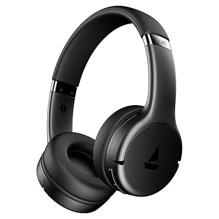 boAt Rockerz 411 (2025 Launch), 40Ms Low Latency, 40Hrs Battery, 40Mm Drivers, Enx Tech, Integrated Controls, V5.4 Bluetooth Headphones (2 color option)