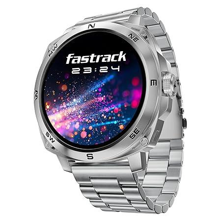 Fastrack Radiant FX3 Smart Watch, 3.63 CM AMOLED Display, Functional Crown, AOD & DND Mode, SingleSync BT Calling, AI Voice Assistant (3 color option)
