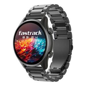 Fastrack Astor FR2 Pro 1.43" AMOLED Stainless Steel Smart Watch with SpO2, Heart Rate, BT Calling, Adaptive AOD, Functional Crown, AI Voice Assistant (3 color option)