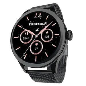 Fastrack Noir Pro 1.19" Super AMOLED Metal Smart Watch with 1000 Nits Brightness, BT Calling, 24/7 Health Suite (3 color option)