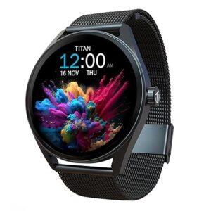 Titan Crest 1.43” AMOLED Smart Watch with BT Calling, AI Morning Briefs, Functional Crown, Health Tracking, Smartwatch for Men and Women (6 Color Options)