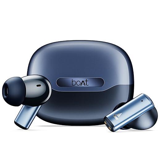 boAt Airdopes Prime 701 ANC (2025 Launch),46dB Hybrid ANC, 50Hr Battery, Real Spatial Audio,Multidevice Connect,App Support, Bluetooth Earbuds, TWS Ear Buds Wireless Earphones with mic (Titanium Blue)