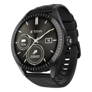 Titan Crest 2.0 Smart Watch for Man & Women, 1.43" AMOLED Display, Silicone Strap, BT Calling, Tailored Activity Tracker (6 Color Options)