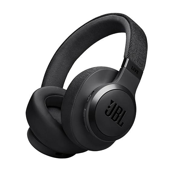 JBL Live 770NC True Adaptive Noise Cancellation Headphones Wireless Over Ear, Spatial Sound, 65Hrs Playtime (2 color options)