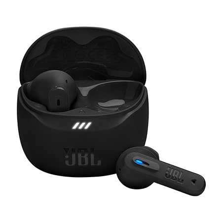 JBL New Launch Tune Flex 2 TWS, ANC Earbuds, 48Hr Playtime, Dual Connect, 6 Mics,Spatial Sound (Black)